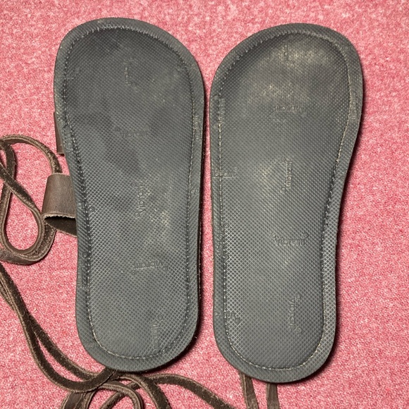 Handmade Leather Renaissance Medieval barefoot Sandals - Picture 5 of 14